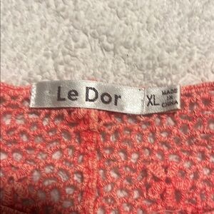 Le Dor Coral Lace Top
